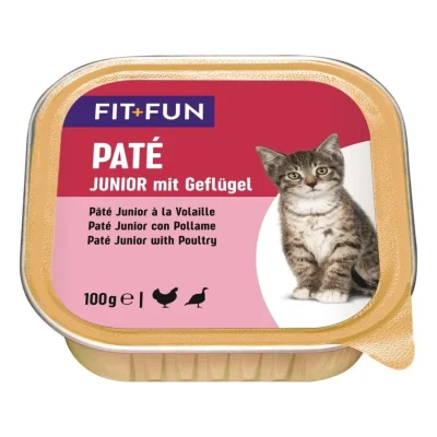 FIT+FUN Junior Paté Volaille 16x100 g
