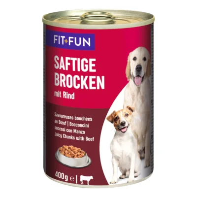 FIT+FUN Morceaux juteux Bœuf 24x400 g