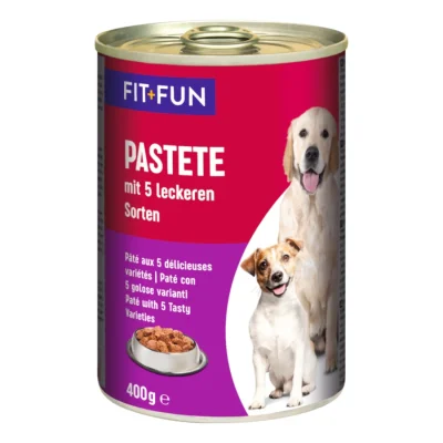 FIT+FUN Pâté 5 variétés délic. 6x400 g