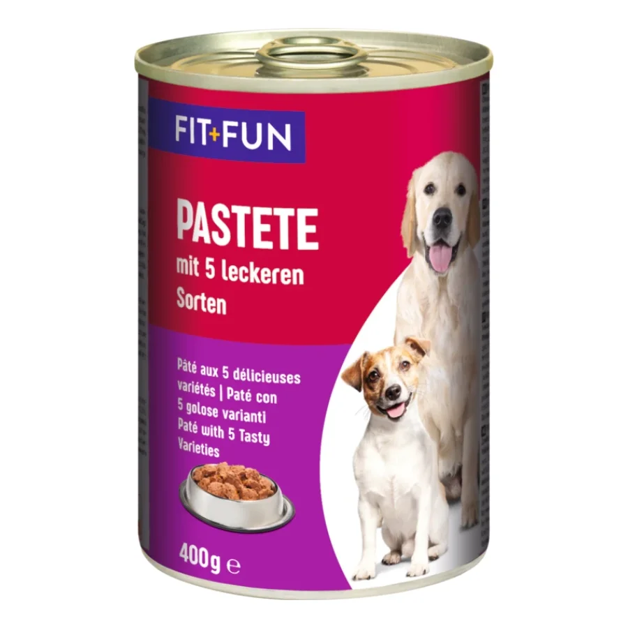 FIT+FUN Pâté 5 variétés délic. 6x400 g