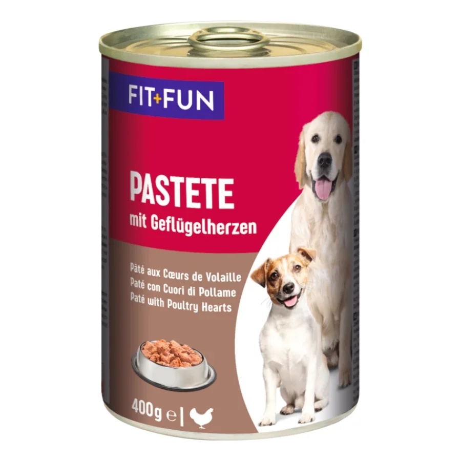 FIT+FUN Pâté Cœur de volaille 24x400 g