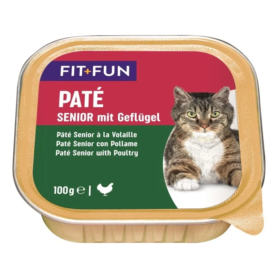 FIT+FUN Senior Paté Volaille 32x100 g