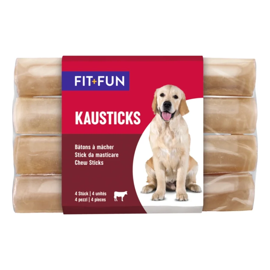 FIT+FUN sticks à mâcher 12,5 cm 4 x 4 pièces 4x130g