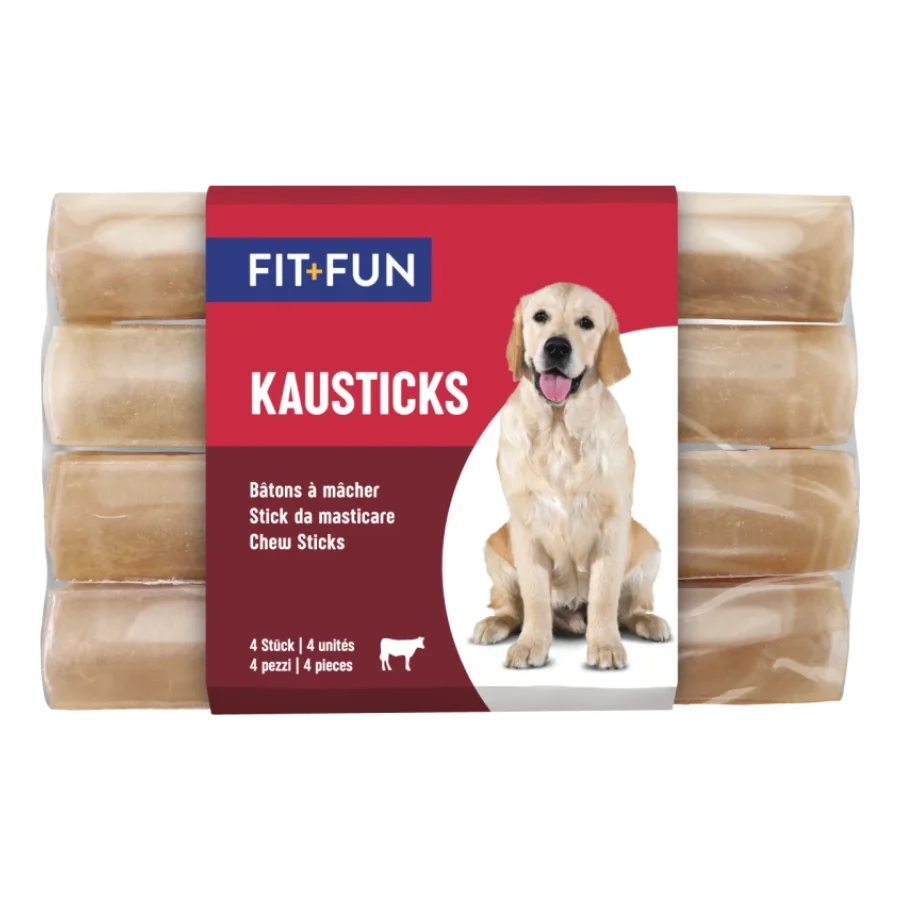 FIT+FUN Sticks à mâcher pour chien 4 pcs 130 g