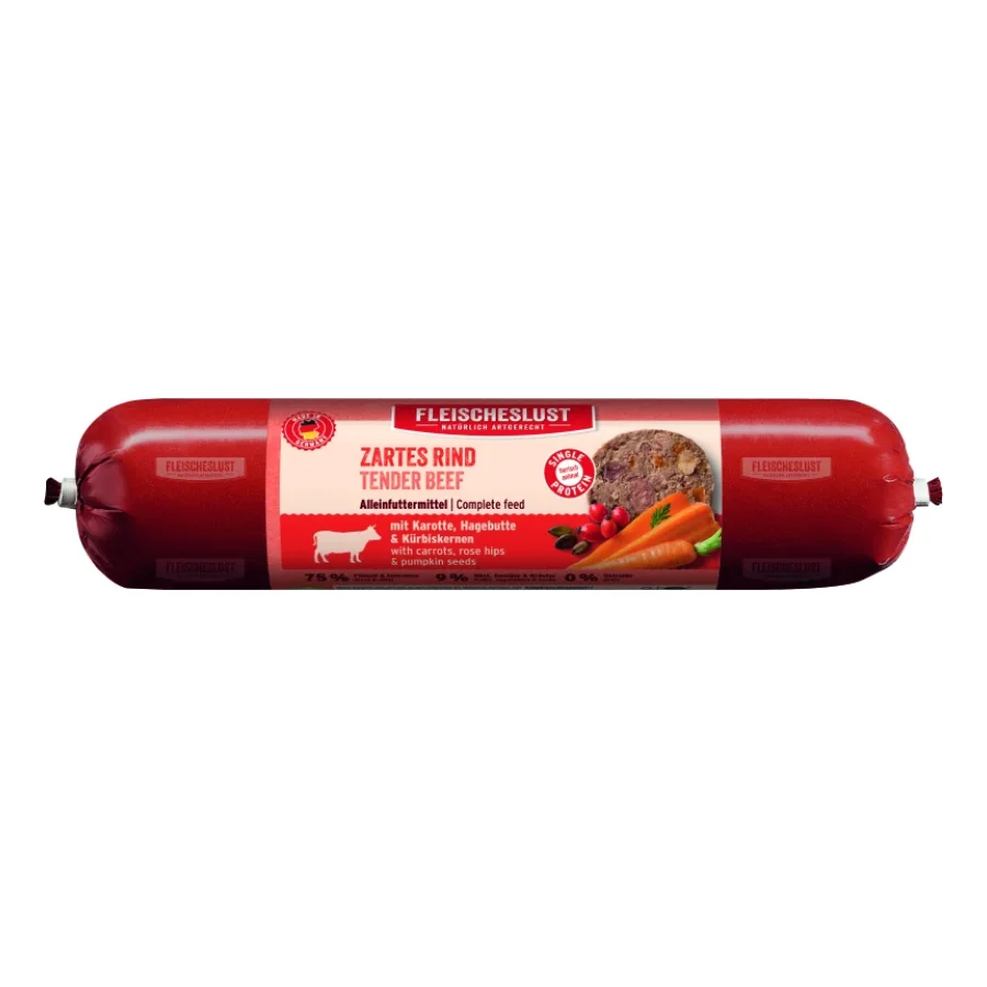 Fleischeslust nourriture humide pour chien Classic adulte Bœuf 12x800 g