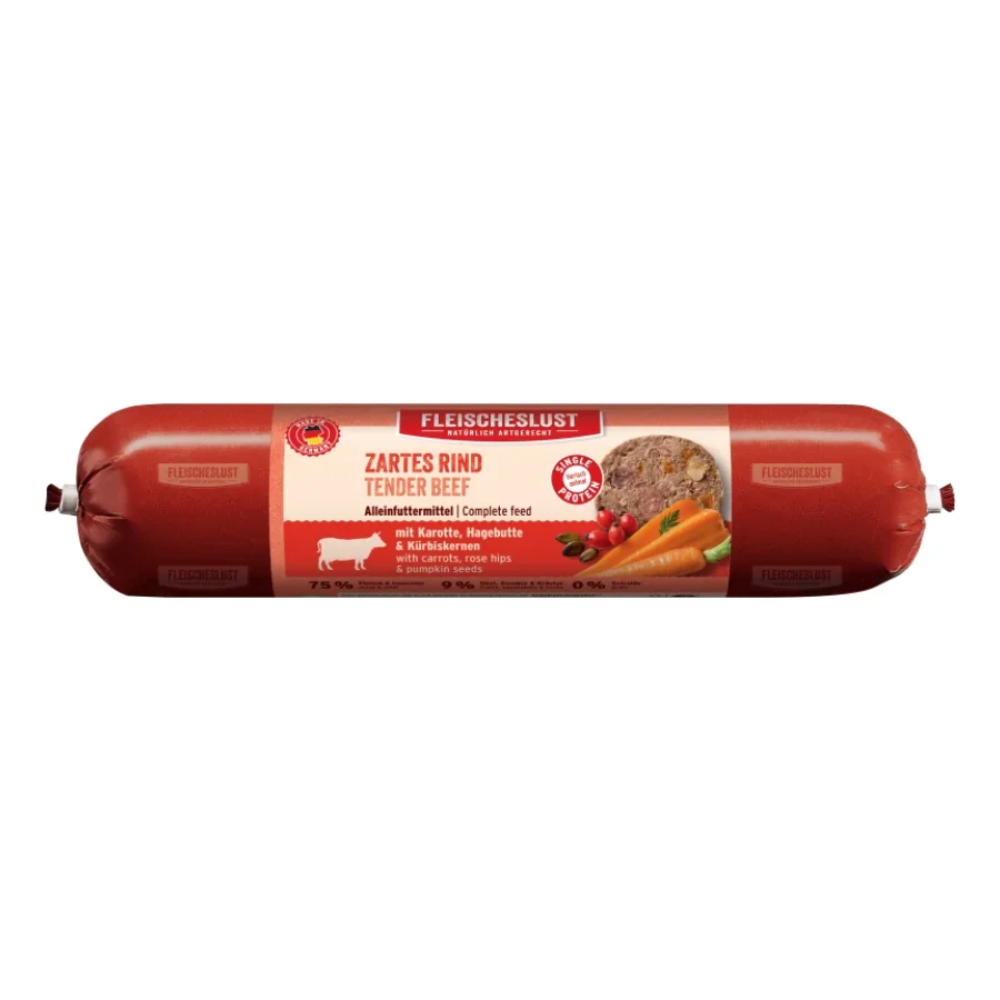 Fleischeslust nourriture humide pour chien Classic adulte Bœuf 16x400 g