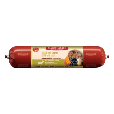 Fleischeslust nourriture humide pour chien Classic adulte Chèvre et agneau 16x400 g