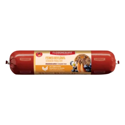 Fleischeslust nourriture humide pour chien Classic adulte Volaille 16x400 g