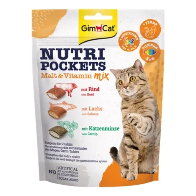 GimCat Nuti Pockets Mélange Malt-Vitamine 2x150 g