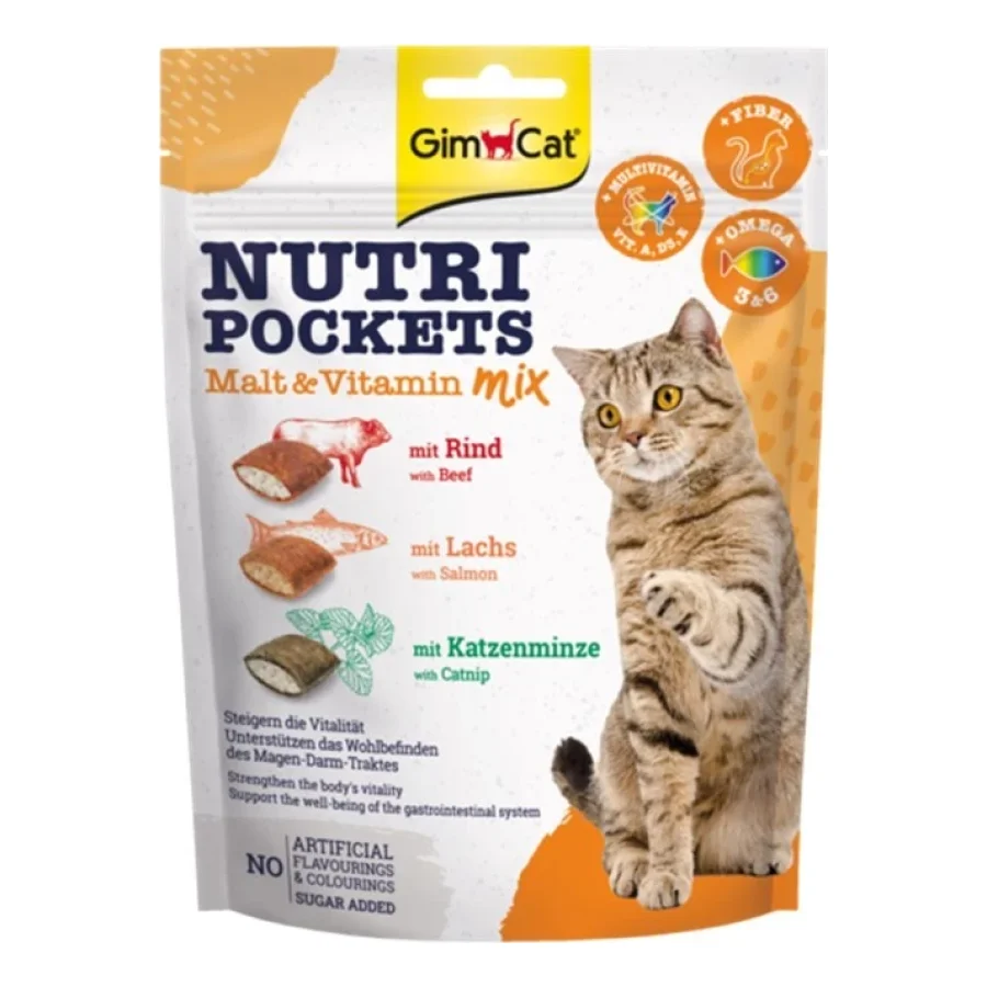 GimCat Nuti Pockets Mélange Malt-Vitamine 2x150 g