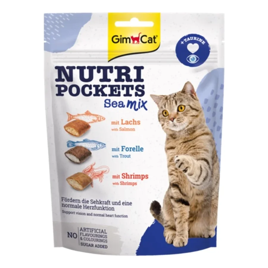 GimCat Nutri Pockets Mélange de la mer 2x150 g