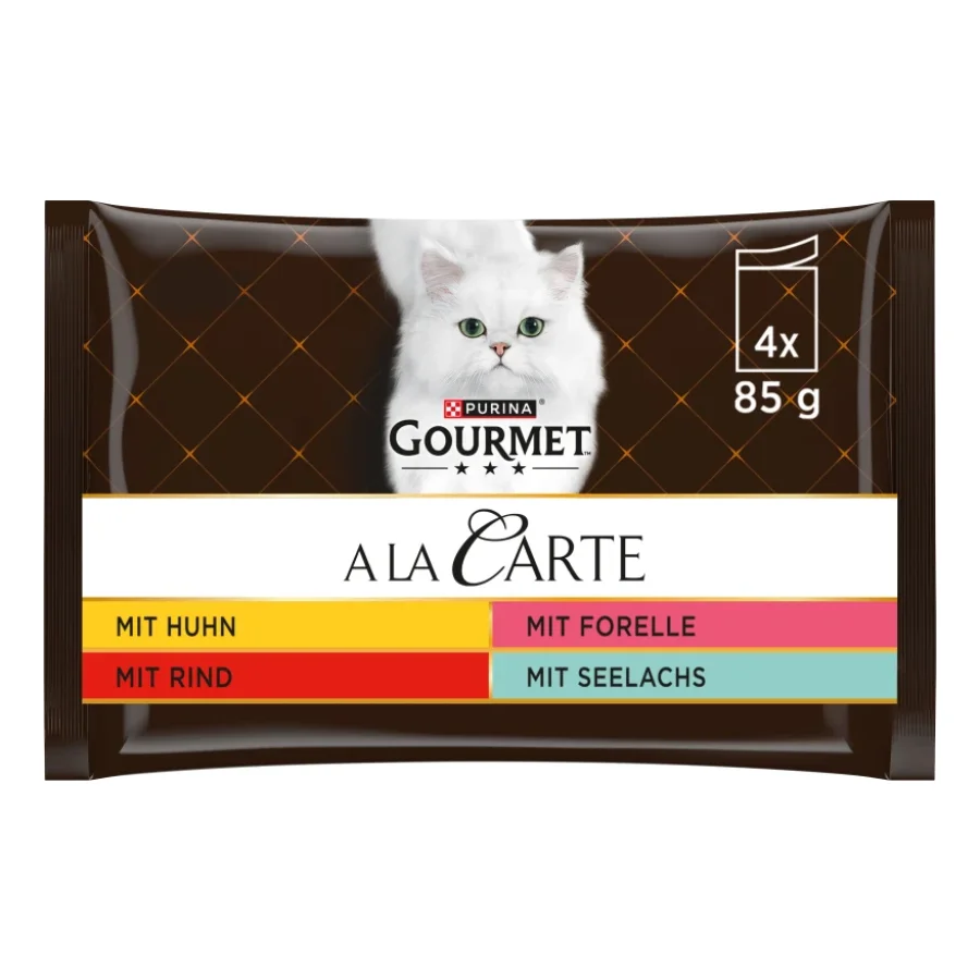 GOURMET À la Carte 4 x 85 g Recettes du chef cuisinier