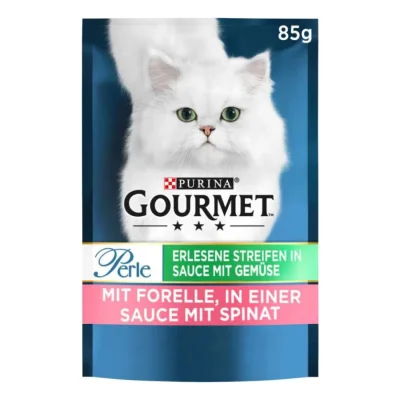 GOURMET Aiguillettes Perle 24 x 85g Truite et épinards