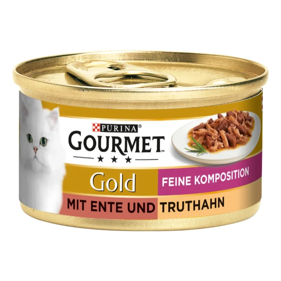 GOURMET Gold Fine composition 12 x 85 g Canard et dinde 12x85 g