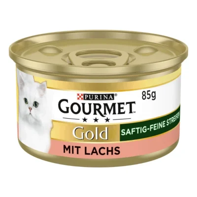 GOURMET Gold Fines aiguillettes juteuses 12 x 85 g Saumon