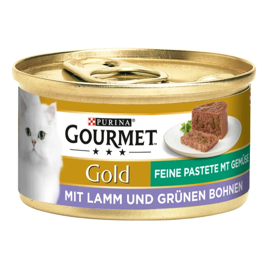 GOURMET Gold Les Mousselines 12 x 85 g Agneau et haricots verts 12x85 g