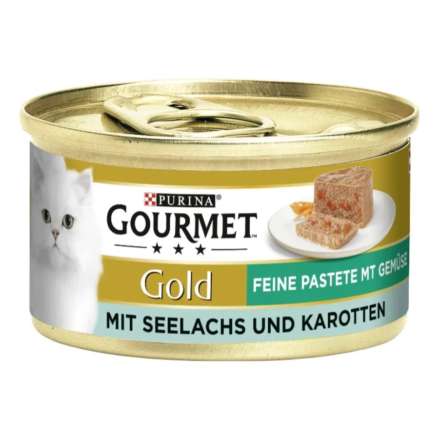 GOURMET Gold Les Mousselines 12 x 85 g Lieu noir et carottes 12x85 g