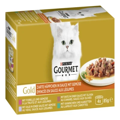 GOURMET Gold Tendres bouchées 4 x 85 g