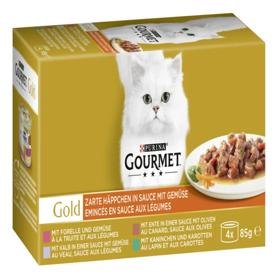 GOURMET Gold Tendres bouchées 4 x 85 g