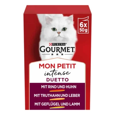 GOURMET Mon Petit Intense 8 x 6 x 50 g Duetti avec viande 48x50 g