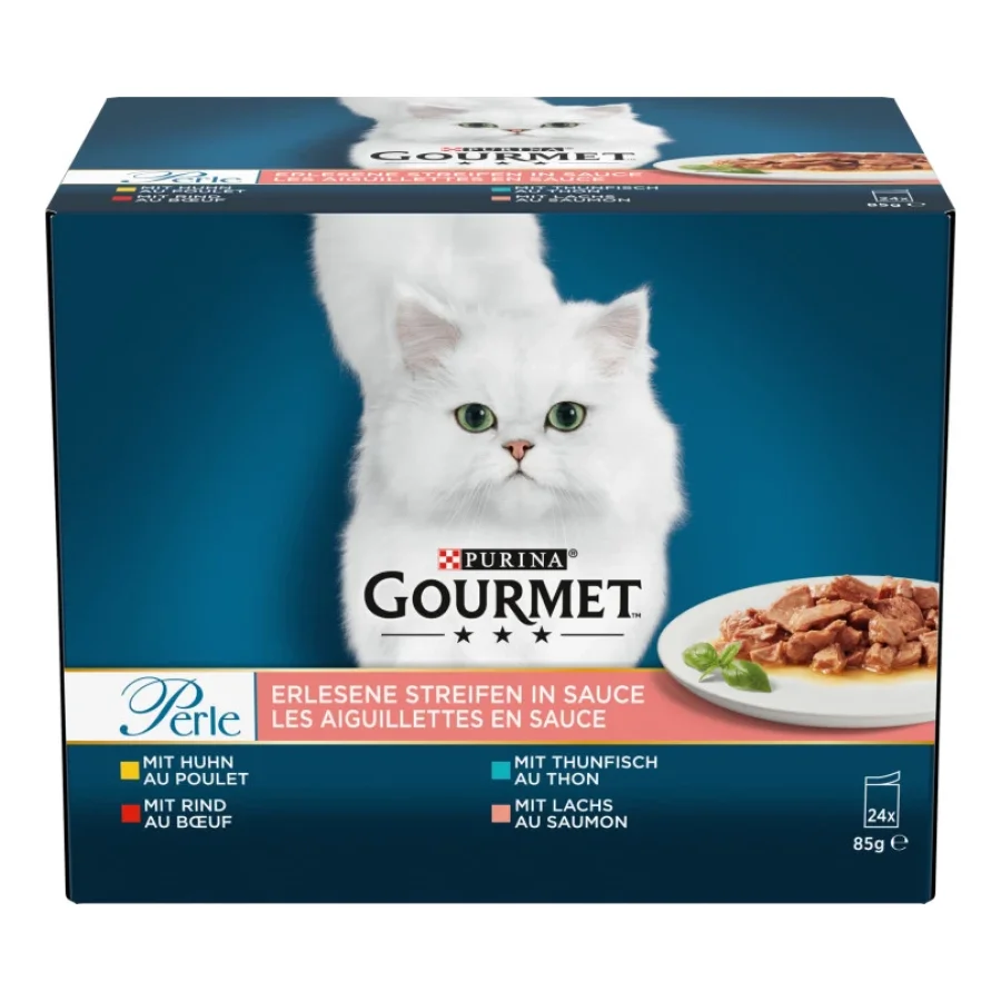GOURMET Perle Bandes exquises en sauce Mix 24 x 85 g