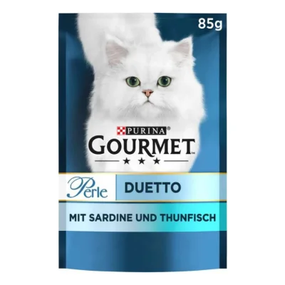 GOURMET Perle Duetto 24x85g Sardine & thon 26x85 g