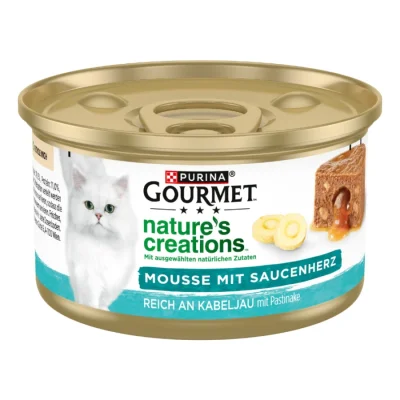 GOURMET PURINA Adult Natures Creations Mousse 12 x 85 g Cabillaud