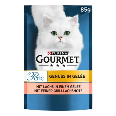 GOURMET PURINA Perle Délicieux en gelée 26 x 85 g Saumon