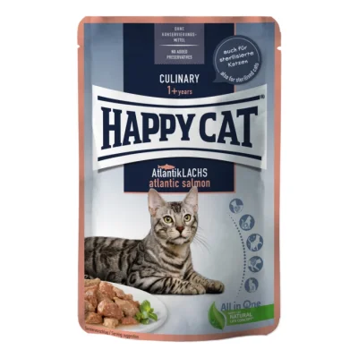 HAPPY CAT Culinary Adult 24x85gHappy Cat Culinary Adult 24x85g Saumon Atlantique