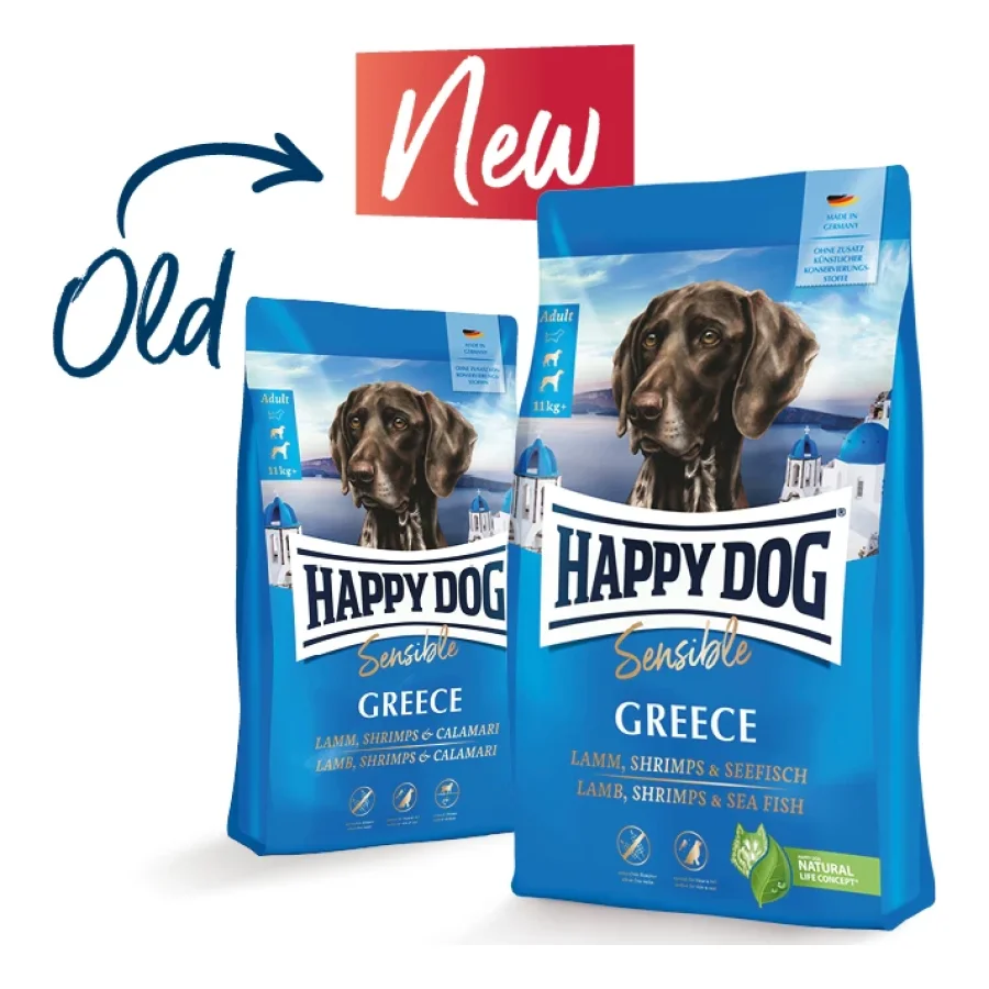 HAPPY DOG Croquettes pour chien Supreme Sensible Adulte Grèce 1 kg