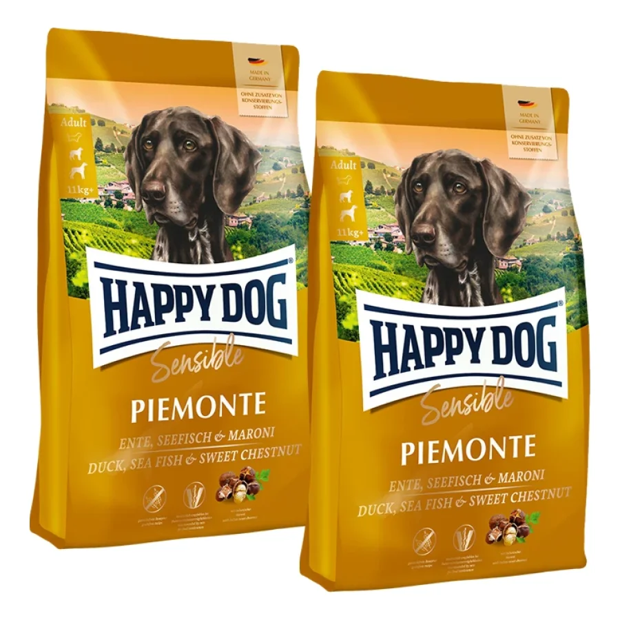 HAPPY DOG Sensible Croquettes pour Adultes, Piémont 2x10 kg