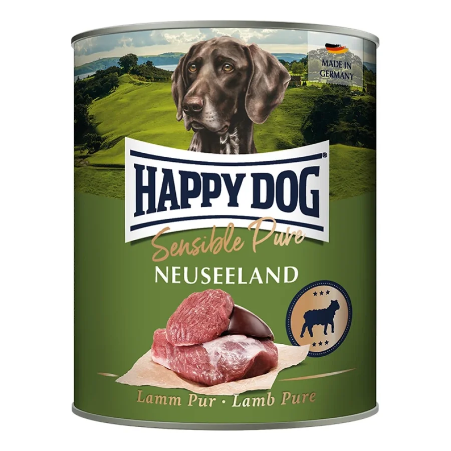 HAPPY DOG Sensible Pure nourriture humide chien adulte 6x800 g Agneau