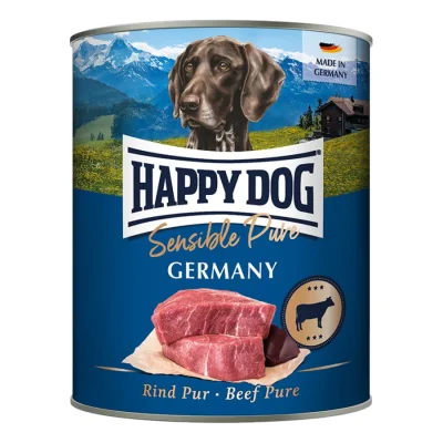 HAPPY DOG Sensible Pure nourriture humide chien adulte 6x800 g Bœuf