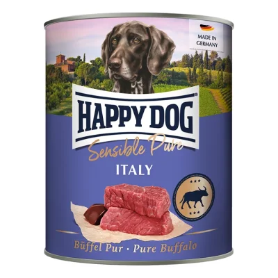 HAPPY DOG Sensible Pure nourriture humide chien adulte 6x800 g Buffle
