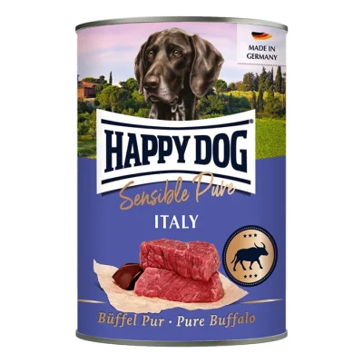 HAPPY DOG Sensible Pure pâtée pour chien adulte 6x400 g Buffle