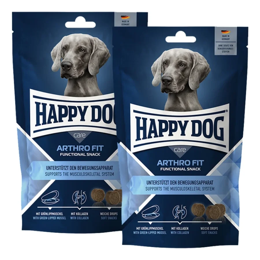HAPPY DOG Snack de soin pour chien Happy Arthro Fit 2x100 g