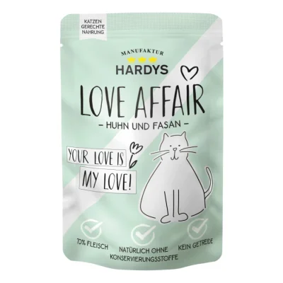 HARDYS Nourriture humide Love Affair pour chat Poulet & faisan 12x100 g