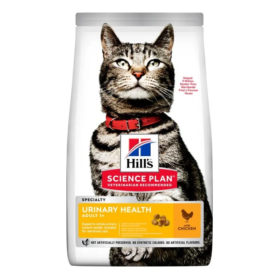 Hill's Croquettes pour chat Science Plan, Adulte, Urinary Health, au poulet 3 kg