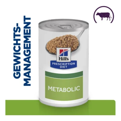 Hill's Nourriture humide Prescription Diet Metabolic pour chien 12 x 370 g