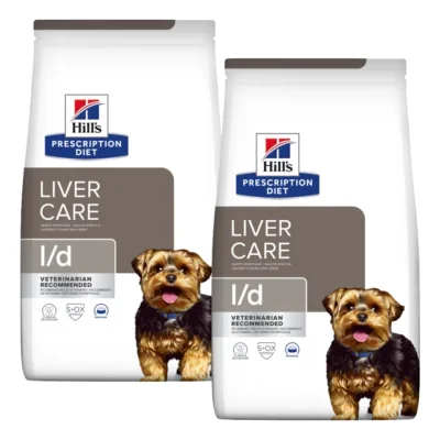 Hill's PRESCRIPTION CET L/d Nourriture sèche chien pour renforcer le foie 2x4 kg