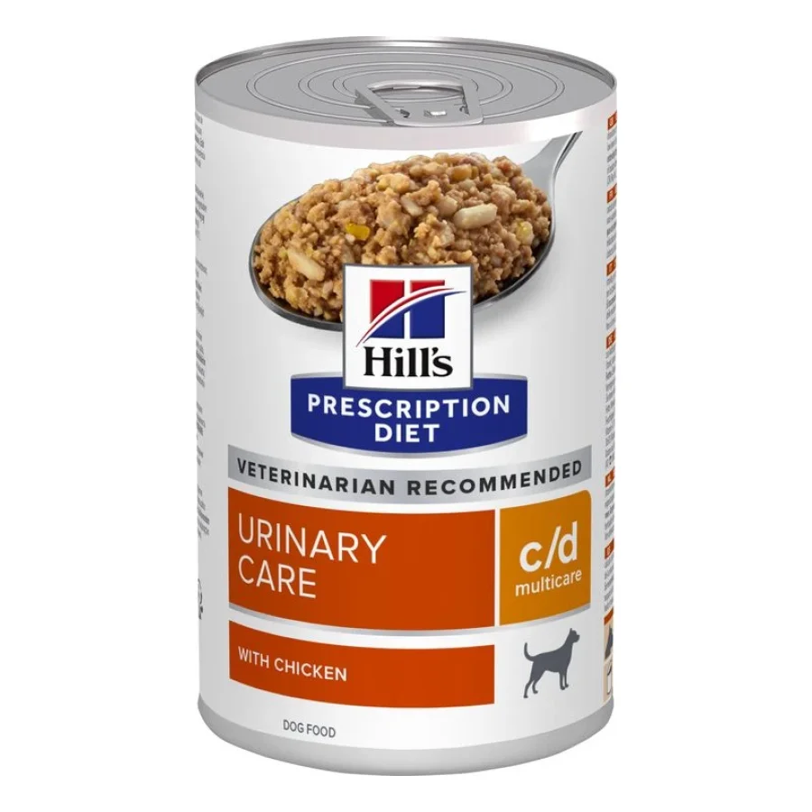Hill's Prescription Diet c/d Multicare Urinary Care Boîtes de Nourriture Humide Chien Adulte au Poulet 12x370g