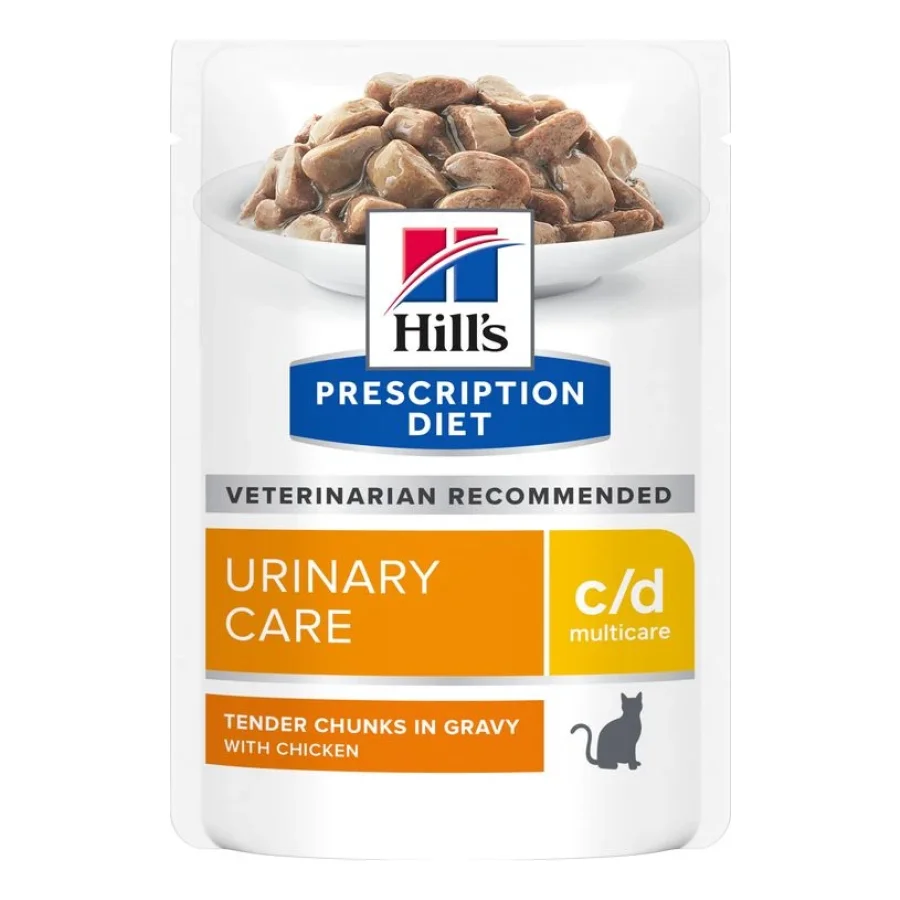 Hill's Prescription Diet c/d Multicare Urinary Care Chat Adulte Volaille 12x85 g