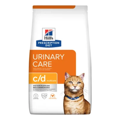 Hill's Prescription Diet c/d Multicare Urinary Care Croquette Chat Adulte Poulet 1,5 kg