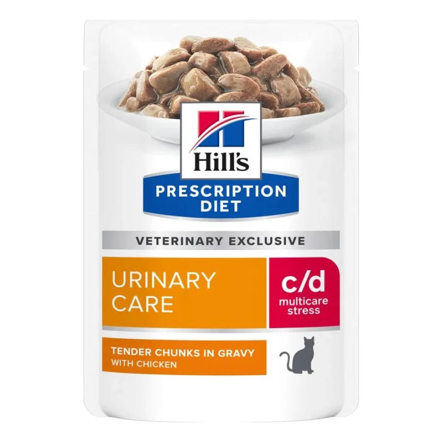 Hill's Prescription Diet c/d Urinary Stress Poulet 48x85 g