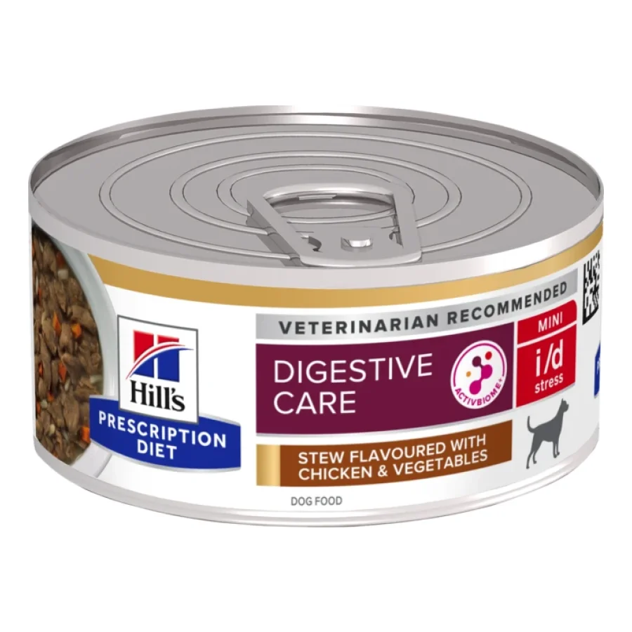 Hill's Prescription Diet Digestive Care i/d Stress Mini ragoût au poulet et aux légumes 24 x 156 g
