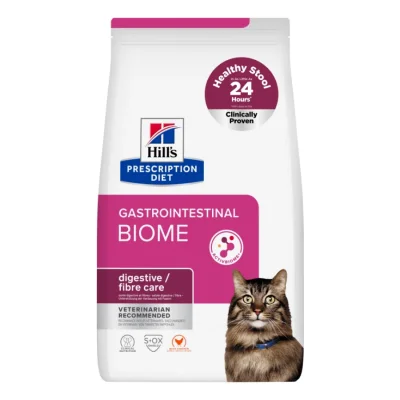 Hill's Prescription Diet Gastrointestinal Biome Digestive / Fibre Care au poulet 1,5 kg