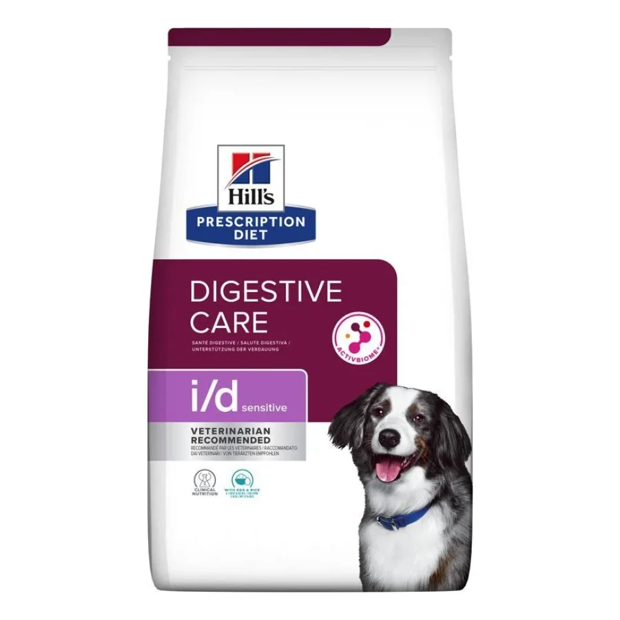 Hill's Prescription Diet i/d Sensitive croquettes pour chiens, adultes, avec œuf et riz pour soutenir la digestion 12 kg