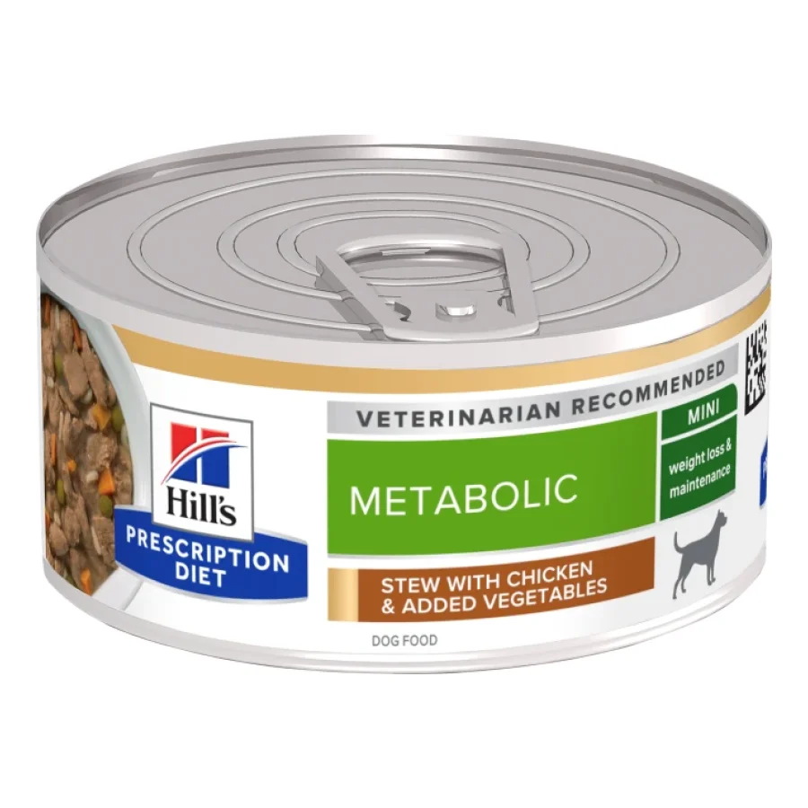 Hill's Prescription Diet Metabolic Ragoût au Poulet et aux Légumes ajoutés 24 x 156 g