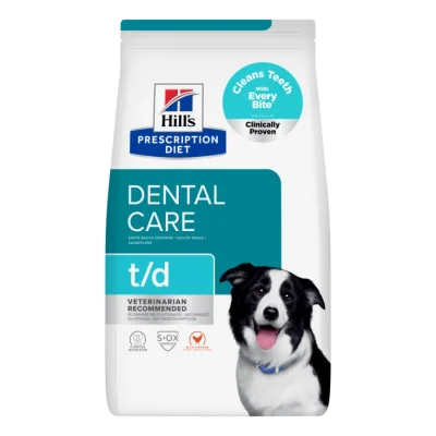 Hill's Prescription Diet t/d nourriture pour le nettoyage des dents 10 kg