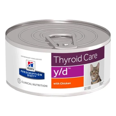 Hill's Prescription Diet Thyroid Care y/d au poulet 24 x 156 g